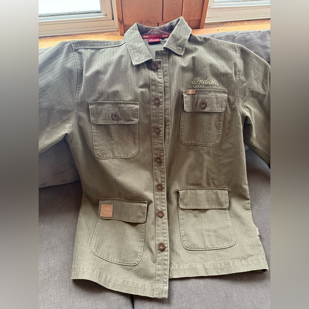Indian Motorcycle Olive Green Jacket